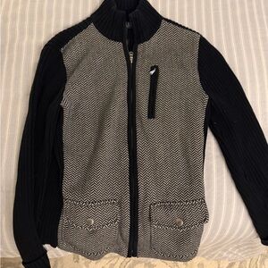 Ralph Lauren Black and White Knit Sweater
